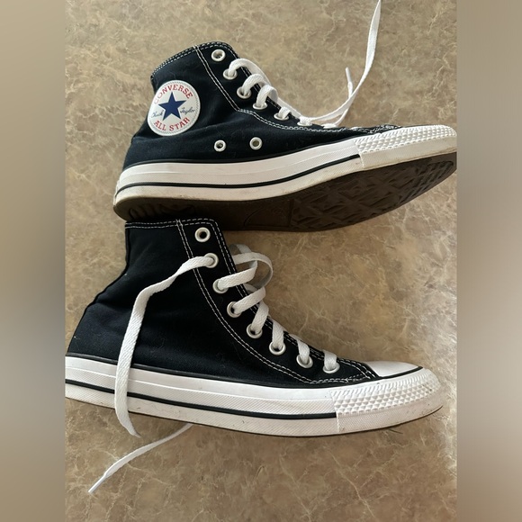 Converse All Star Black High Top Women’s 8.5/Men’s 6.5 M9160 - Picture 2 of 6